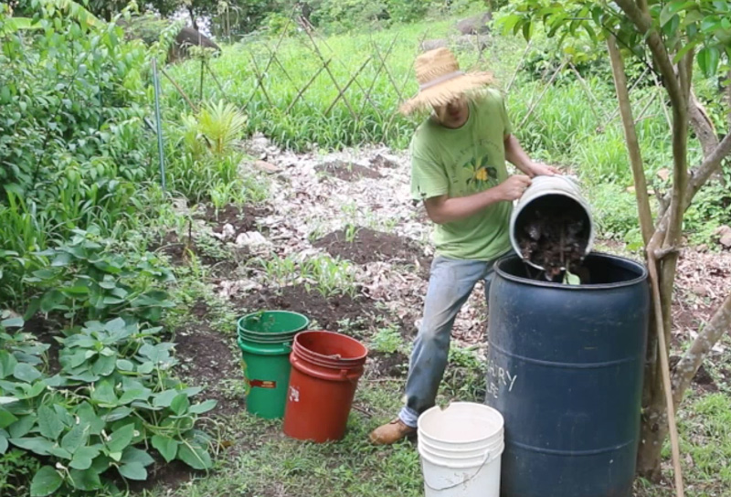 Mixing in Manure and Compost, Dave Young